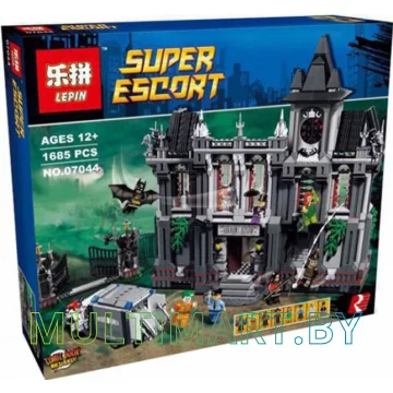 Конструктор Lepin 07044 Побег из психиатрической клиники Аркхэм (1685 деталей)